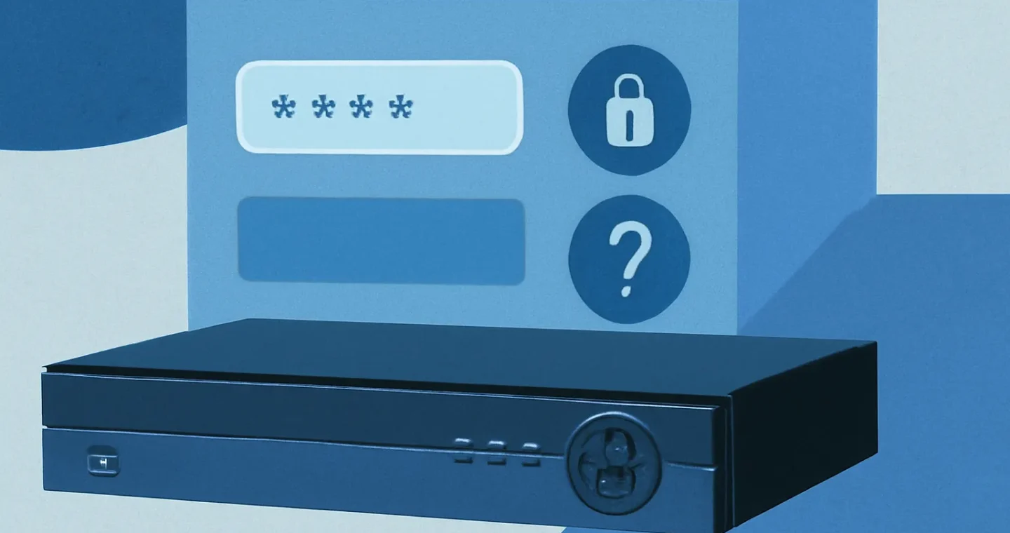 دستگاه DVR برایتون و بازیابی رمز عبور